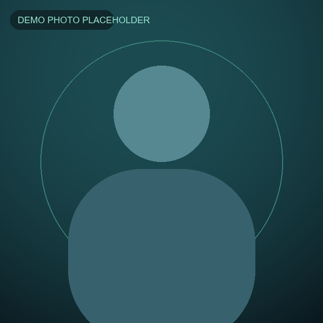 Anonymous demo team photo placeholder; replace before publication